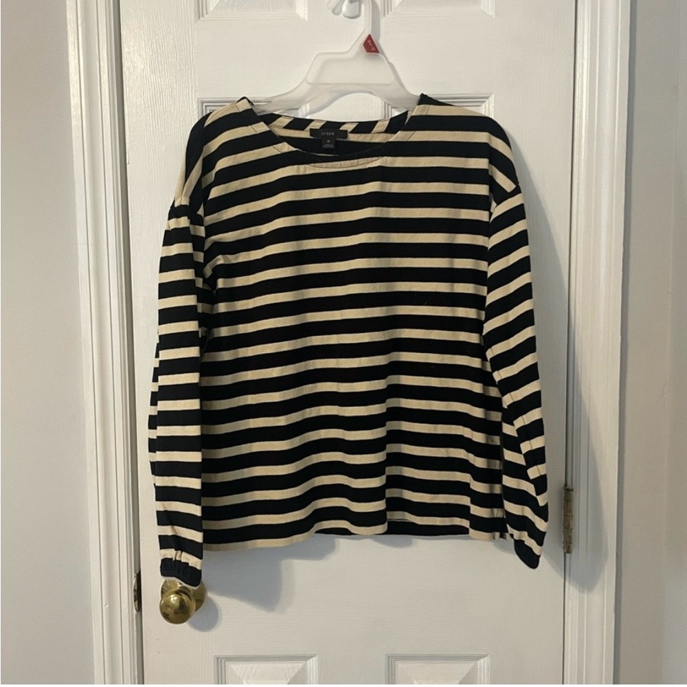 J Crew Striped Sweater Sweat Shirt